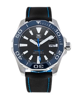 Shop Tag Heuer Aquaracer Blue Dial Watch for Men - WAY211B.FC6363 in USA