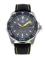 Tag Heuer Aquaracer Jeremy Lin Special Edition Grey Dial Black Nylon Strap Watch for Men - WAY211F.FC6362 Buy Now By Tag Heuer