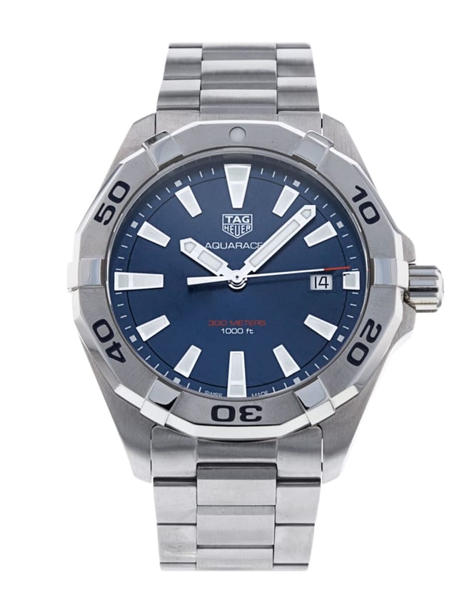 Shop Tag Heuer Aquaracer Blue Dial Watch for Men - WBD1112.BA0928 in USA