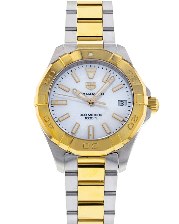 Shop Tag Heuer Aquaracer Mother of Pearl Dial Watch for Women - WBD1320.BB0320 in USA