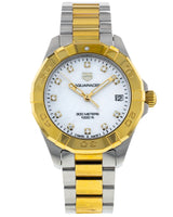 Shop Tag Heuer Aquaracer White Mother of Pearl Dial Watch for Women - WBD1322.BB0320 in USA
