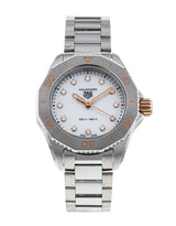 Tag Heuer Aquaracer Professional 200 Quartz Diamonds White Dial Silver Steel Strap Watch for Women - WBP1450.BA0622 Buy Now By Tag Heuer