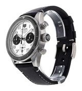 Tag Heuer Autavia Chronometer Flyback Chronograph Silver Dial Black Leather Strap Watch for Men - CBE511B.FC8279 Buy Now By Tag Heuer