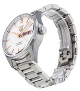 Tag Heuer Carrera Calibre 5 White Dial Silver Steel Strap Watch for Men - WAR201D.BA0723 Buy Now By Tag Heuer