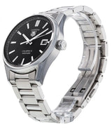 Tag Heuer Carrera Automatic Black Dial Silver Steel Strap Watch for Men - WAR211A.BA0782 Buy Now By Tag Heuer