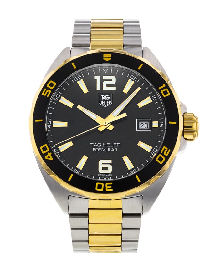 Shop Tag Heuer Formula 1 Black Dial Watch for Men - WAZ1121.BB0879 in USA