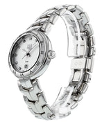 Shop Tag Heuer Link Diamonds Mother of Pearl Dial Silver Steel Strap Watch for Women - WAT1411.BA0954 in USA