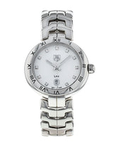 Shop Tag Heuer Link Diamonds Mother of Pearl Dial Silver Steel Strap Watch for Women - WAT1411.BA0954 in USA