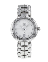 Shop Tag Heuer Link Diamonds Mother of Pearl Dial Silver Steel Strap Watch for Women - WAT1411.BA0954 in USA