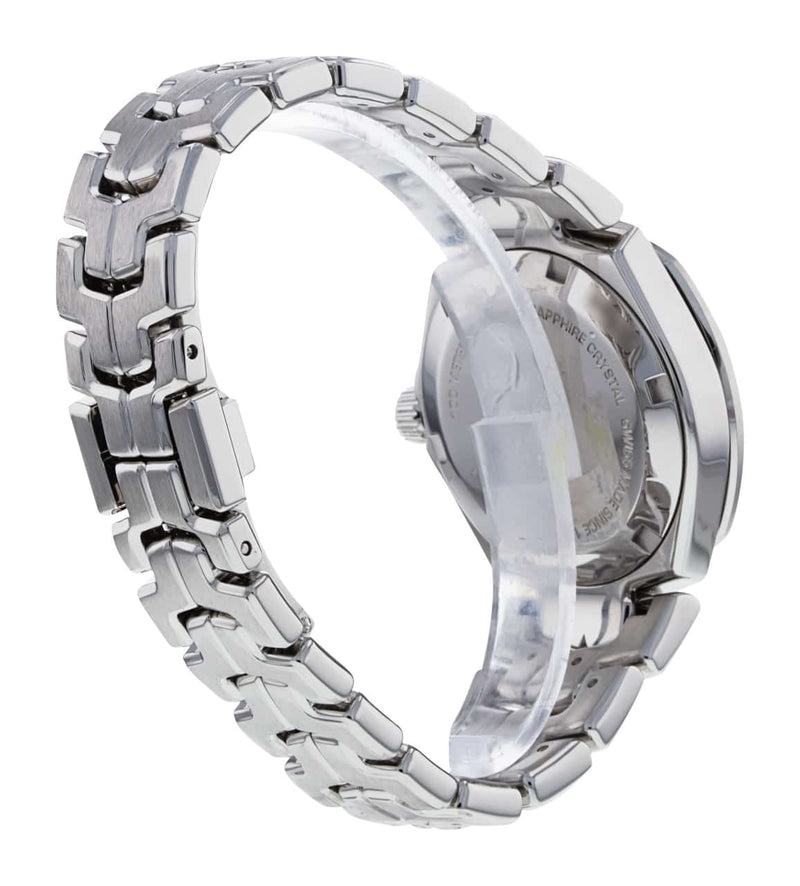 Shop Tag Heuer Link Quartz Diamonds Mother of Pearl Dial Silver Steel Strap Watch for Women - WBC1316.BA0600 in USA