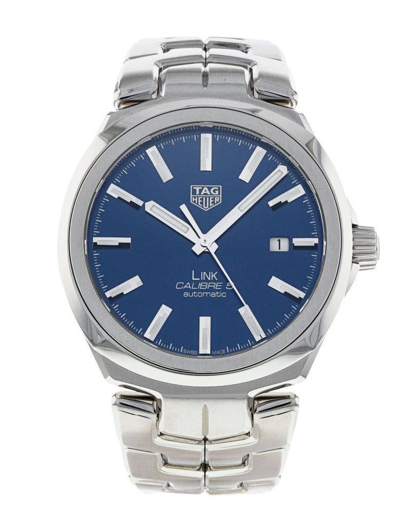 Tag Heuer Link Automatic Blue Dial Silver Steel Strap Watch for Men - WBC2112.BA0603 Buy Now By Tag Heuer
