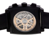 Tag Heuer Monaco Automatic Chronograph Black Dial Black Leather Strap Watch for Men - CBL2180.FC6497 Buy Now By Tag Heuer