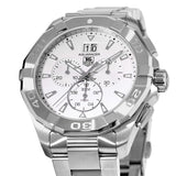 Tag Heuer Aquaracer White Dial Silver Steel Strap Watch for Men - CAY1111.BA0927 Buy Now By Tag Heuer