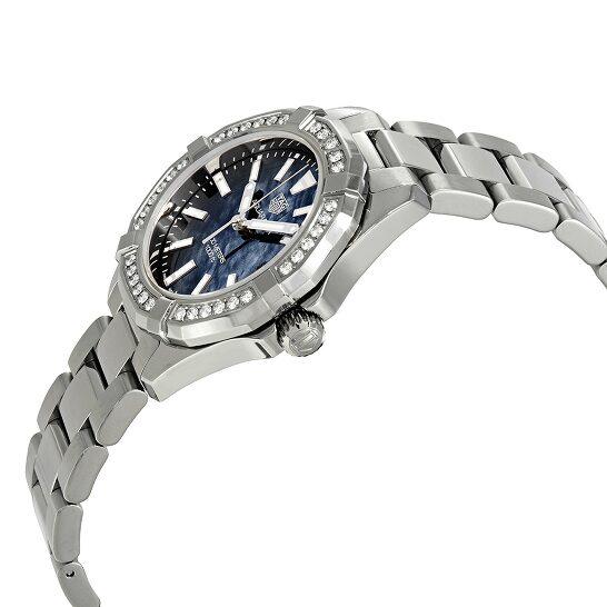 Tag Heuer Aquaracer Quartz Diamonds Blue Dial Silver Steel Strap Watch for Women - WAY131N.BA0748 Buy Now By Tag Heuer