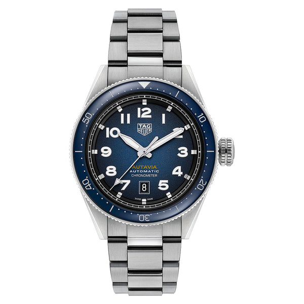 Shop Tag Heuer Autavia Blue Dial Watch for Men - WBE5116.EB0173 in USA