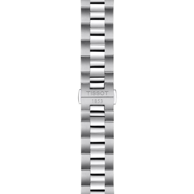 Tissot Gentleman Powermatic 80 Silicium Ice Blue Silver Steel Strap Watch For Men - T127.407.11.351.00 Buy Now By Tissot