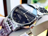Tissot Le Locle Powermatic 80 Black Dial Silver Steel Strap Watch For Men - T006.407.11.053.00 Buy Now By Tissot