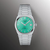 Shop Tissot PRX Powermatic 80 Automatic Mint Green Dial Silver Steel Strap Watch for Men - T137.407.11.091.01 in USA