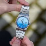 Tissot PRX Powermatic 80 Gradient Blue Dial Silver Steel Strap Watch for Men - T137.407.11.351.01
