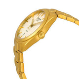 Tissot T Classic PR 100 Lady White Dial Gold Steel Strap Watch for Women - T101.210.33.031.00 Buy Now By Tissot