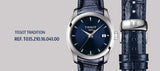 Tissot Couturier Lady Blue Dial Blue Leather Strap Watch for Women - T035.210.16.041.00 Buy Now By Tissot