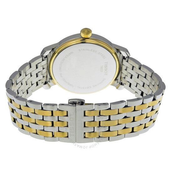 Tissot T Classic Bridgeport Quartz Silver Dial Two Tone Mesh Bracelet Watch For Men - T097.410.22.036.00 Buy Now By Tissot