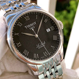 Tissot T Classic Le Locle Powermatic 80 Black Dial Silver Steel Strap Watch For Women - T41.1.483.53 Buy Now By Tissot
