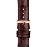 Tissot Carson Premium Chronograph White Dial Brown Leather Strap Watch For Men - T122.417.36.011.00 Buy Now By Tissot