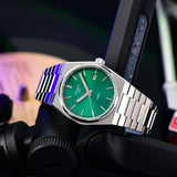 Tissot PRX Green Dial Silver Steel Strap Watch for Women - T137.210.11.081.00 Buy Now By Tissot