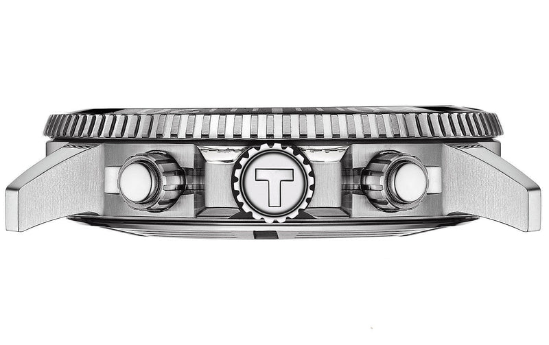 Tissot Seastar 1000 Chronograph Black Dial Silver Steel Strap Watch For Men - T120.417.11.051.00 Buy Now By Tissot