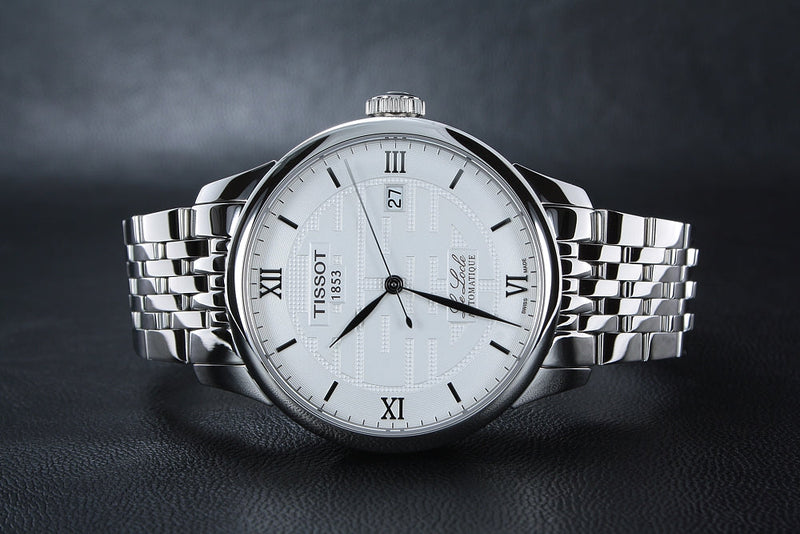 Tissot Le Locle Double Happiness Automatic Silver Dial Silver Steel Strap Watch For Men - T41.1.833.50 Buy Now By Tissot