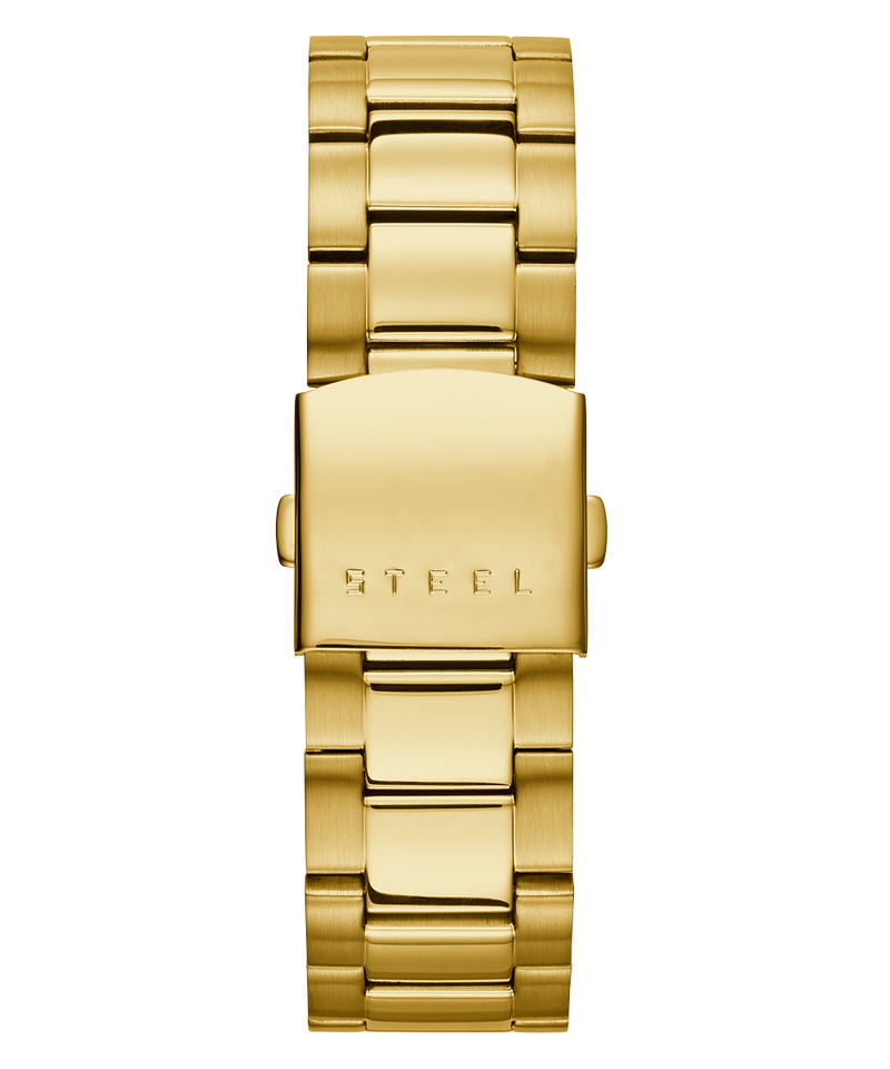 Guess Atlas Chronograph Gold Dial Gold Steel Strap Watch For Men - W0668G4 Buy Now By Guess