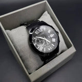 Guess Atlas Chronograph Black Dial Black Steel Strap Watch For Men - W0668G5 Buy Now By Guess