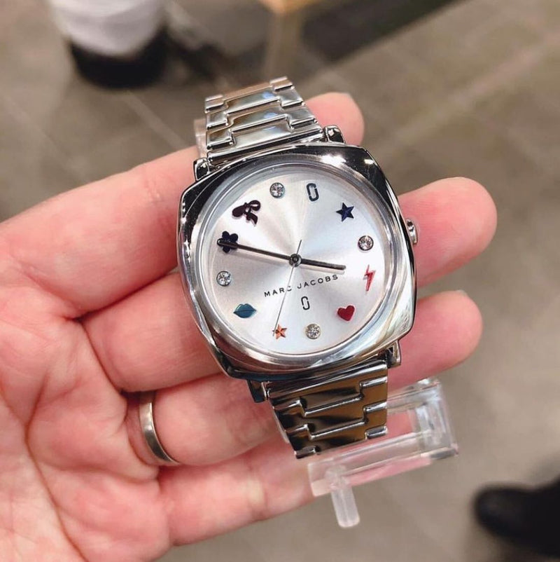 Marc Jacobs Mandy Silver Dial Silver Steel Strap Watch for Women - MJ3548 Buy Now By Marc Jacobs