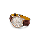 Shop Breitling Navitimer Automatic 41mm White Dial Brown Leather Strap Mens Watch - U17326241G1P1 in USA