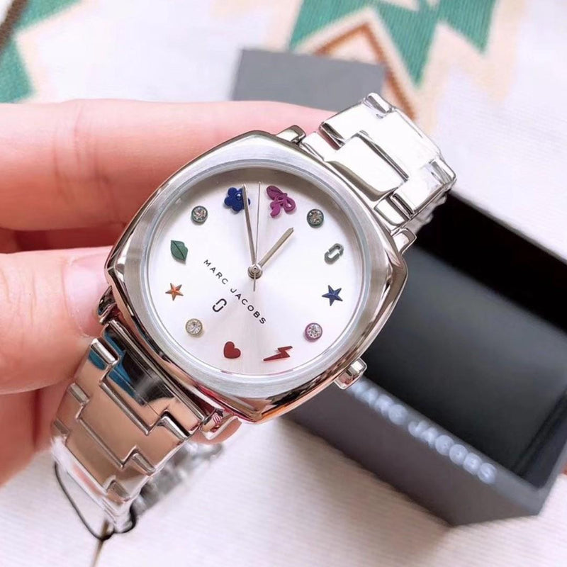 Marc Jacobs Mandy Silver Dial Silver Steel Strap Watch for Women - MJ3548 Buy Now By Marc Jacobs