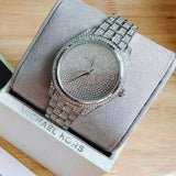 Michael Kors Lauryn Analog Crystals Silver Dial Silver Steel Strap Watch For Women - MK3717 Buy Now By Michael Kors