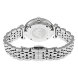Emporio Armani Gianni T Bar White Crystal Pave Dial Silver Stainless Steel Strap Watch For Women - AR1925 Buy Now By Emporio Armani
