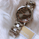 Michael Kors Norie Grey Dial Silver Stainless Steel Strap Watch for Women - MK3559 Buy Now By Michael Kors