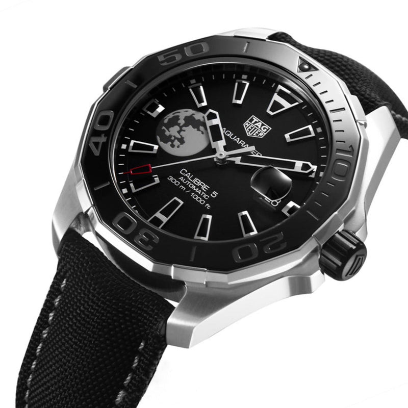 Tag Heuer Aquaracer Moon Black Dial Watch for Men - WAY201J.FC6370 Buy Now By Tag Heuer