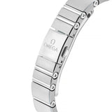 Shop Omega Constellation Manhattan Quartz Diamonds Blue Dial Silver Steel Strap Watch for Women - 131.10.25.60.53.001 in USA