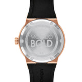 Shop Movado Bold Fusion Black Dial Black Silicone Strap Watch for Men - 3600622 in USA