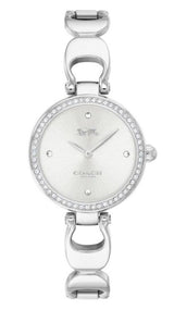 Coach Park Crystals Silver Dial Silver Steel Strap Watch for Women - 14503170 Buy Now By Coach