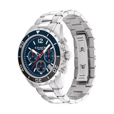 Coach Kent Chronograph Blue Dial Silver Steel Strap Watch for Men - 14602555 Buy Now By Coach