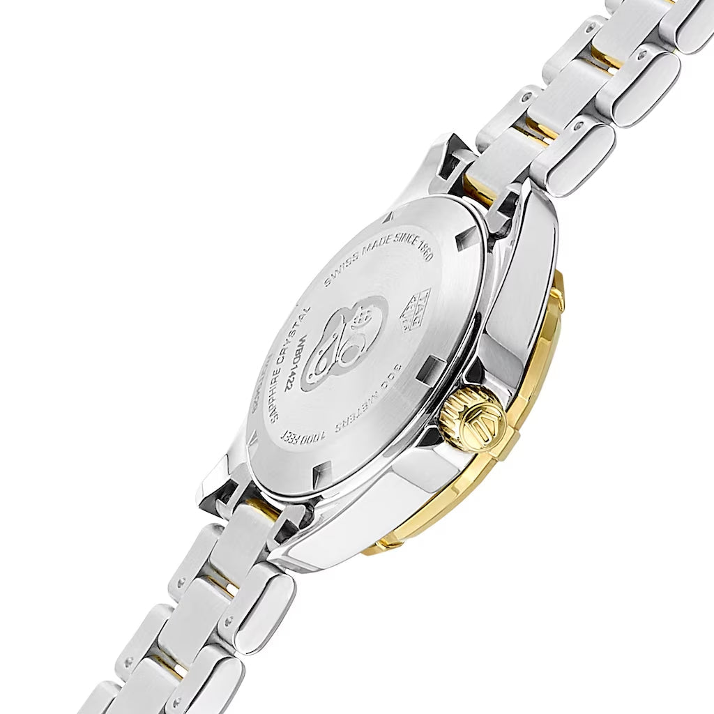 Tag Heuer Aquaracer Diamonds Mother of Pearl Dial Two Tone Steel Strap Watch for Men - WBD1422.BB0321