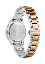 Versace Hellenyium Quartz Brown Dial Two Tone Steel Strap Watch For Men - V11040015 Buy Now By Versace
