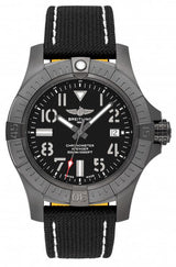Shop Breitling Avenger Automatic 45 Seawolf Night Mission Black Dial Black Nylon Strap Watch for Men - V17319101B1X1 in USA