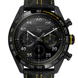 Tag Heuer Carrera x Porsche Automatic Chronograph Black Dial Black Nylon Strap Watch for Men - CBN2A1H.FC6512 Buy Now By Tag Heuer