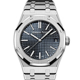 Audemars Piguet Royal Oak 50th Anniversary Automatic Blue Dial Silver Steel Strap Watch for Men - 15510ST.OO.1320ST.01