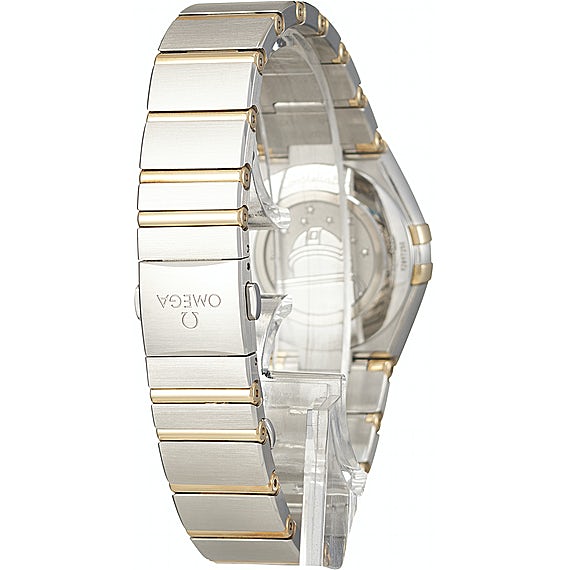 Shop Omega Constellation Manhattan Yellow Dial Two Tone Steel Strap Watch for Women - 131.20.28.60.08.001 in USA